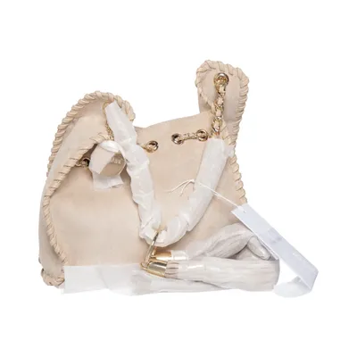 Axelremsväska (Beige) från Unica Polyester, Polyuretan