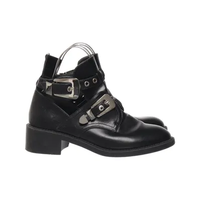 Monk strap shoes (Black) from Lucky Shoes