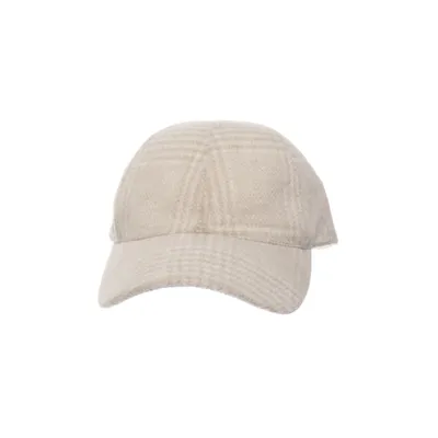 Honkbalpet (Wit, Beige) van Dobber Acryl, Polyamide, Polyester, Wol, Viscose