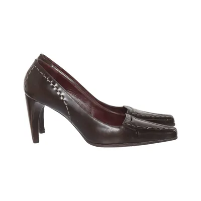 Pumps (Brown) from Sandro Vicari Leather