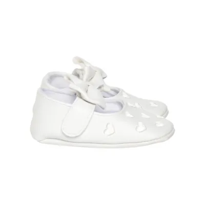 Chaussons pour bébé (Blanc) de Angel Cuir