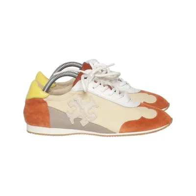 Sneakers (Beige, Orange, Vit) från Tory Burch Skinn