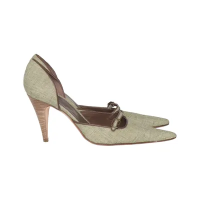 High heels (Green, Brown) from Zinda Leather