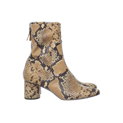 Ankle boots (Yellow, Black) from Zara Basic Collection