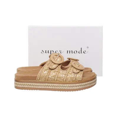 Slip-ins (Beige, Brun) från Super Mode Skinnimitation