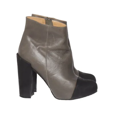 Bottes à talons (Gris, Noir) de D.Co Copenhagen Cuir