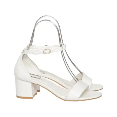 Sandales à talons hauts (Blanc) de Super Me