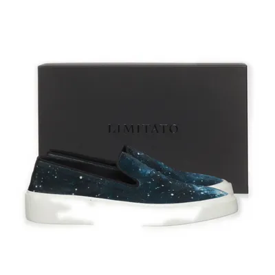 Slip-ons (Blue, White) from Limitato