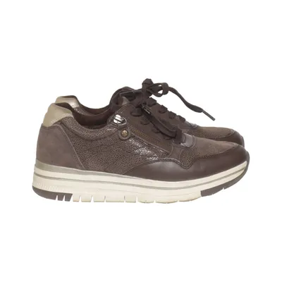 Baskets (Marron) de Softwalk Cuir