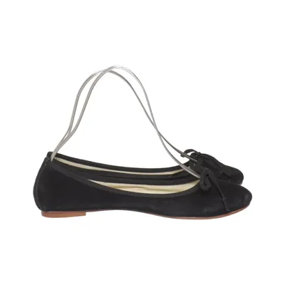 Ballet flats (Black) from Navyboot Leather