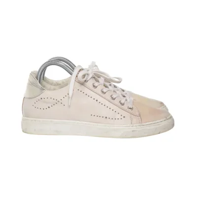 Sneakers (Beige) van Claudia Obert Leer