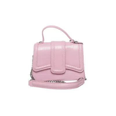 Schoudertas (Roze) van Zara Leer