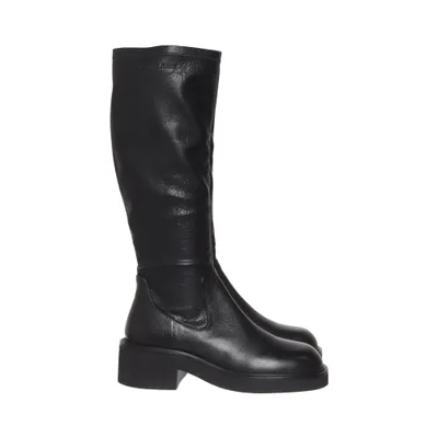Laarzen (Stretchy Long Boot) van Tommy Hilfiger Jeans Leer