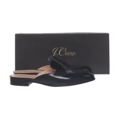 Slip-ins (Zwart) van J.Crew Leer