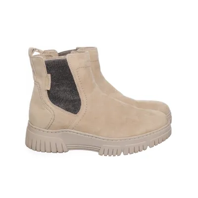 Ankelstøvler (Beige) fra Tamaris Læder