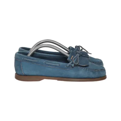 Chaussures de bateau (Bleu) de Findig Cuir