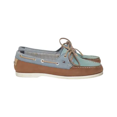 Chaussures de bateau (Bleu, Marron) de Tommy Hilfiger Cuir