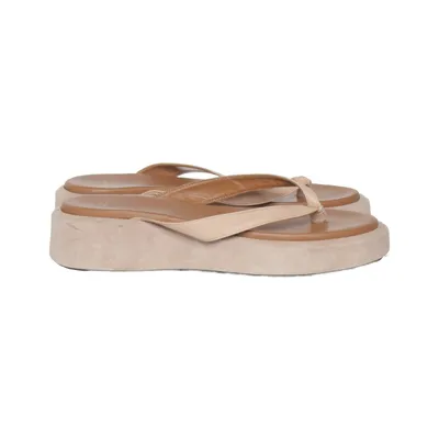Teenslippers (Beige, Bruin) van ATP Atelier Leer