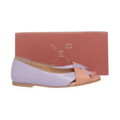 Ballet flats (Purple, Pink) from KMB Leather