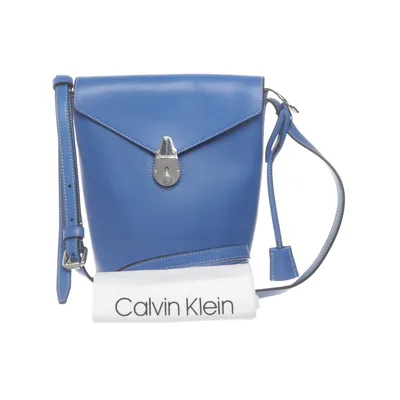 Schoudertas (Blauw) van Calvin Klein Leer