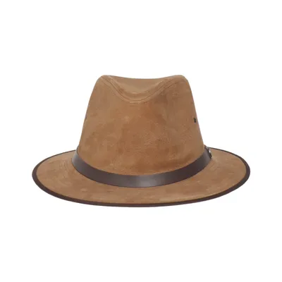 Fedora hat (Brown) from Jaxon & James Leather