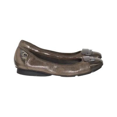 Ballerina's (Bruin) van Hush Puppies Leer