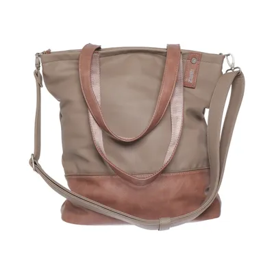 Shoulder-bag (Brown, Beige) from Zwei