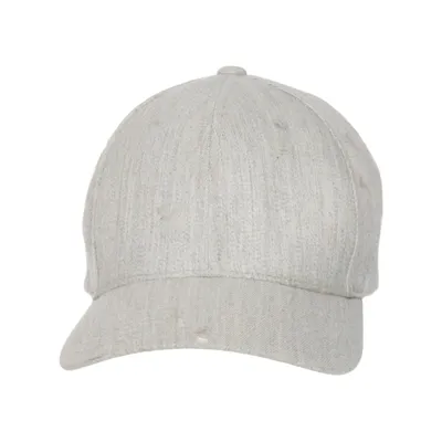 Casquette de baseball (Gris) de Flexfit Acrylique, Polyuréthane, Laine