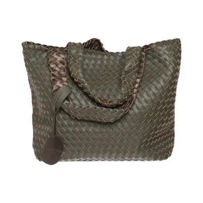 Handväska (Grön, Beige) från Ilse Jacobsen