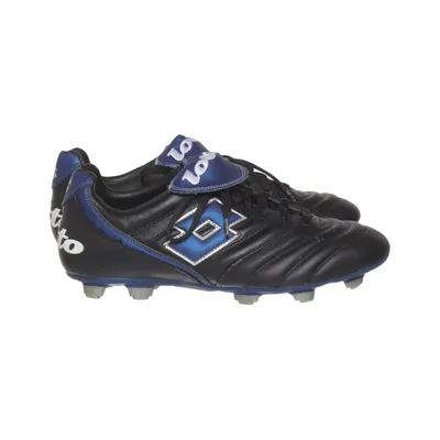 Football shoes (Black, Blue) from Lotto Leather