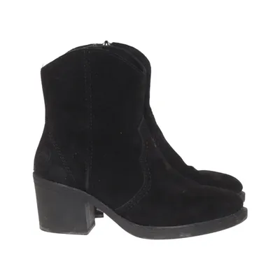 Heeled boots (Black) from Rieker Antistress Leather