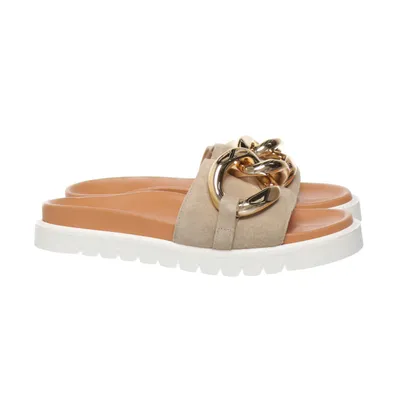 Slip-ins (Beige) from KMB Suede