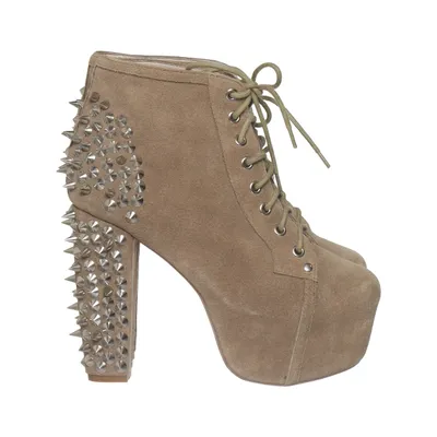 Laarzen met hak (Spike) van Jeffrey Campbell Leer