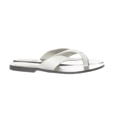 Flip-flops (White, Black) from & Other Stories Leather