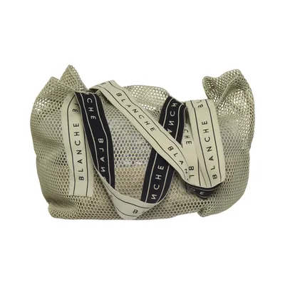 Sac de plage (Vert, Beige) de Blanche Coton, Polyester
