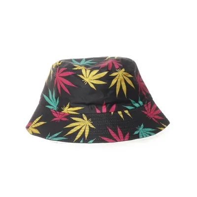 Buckethatt (Svart, Flerfärgad) Viskos