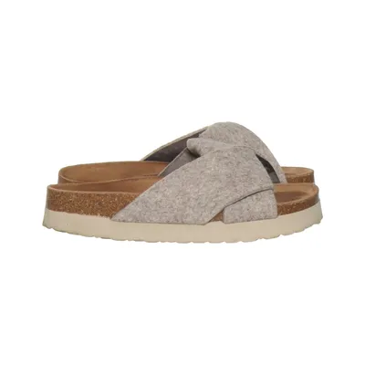 Slippers (Gray, Beige) from Shepherd Leather, Wool