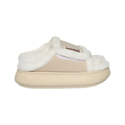 Slippers (Beige, Wit) van Happy Flops Polyurethaan