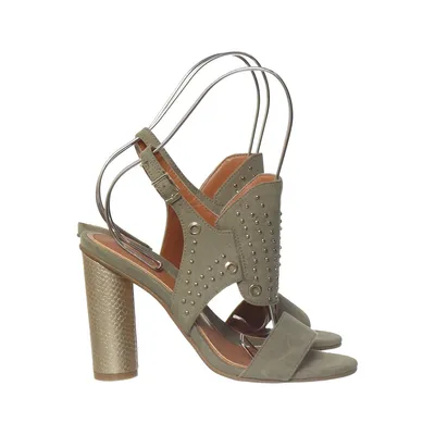 Sandales à talons hauts (Beige, Or) de Ivyrevel