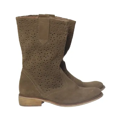 Boots (Grün) von Zazzle Leder