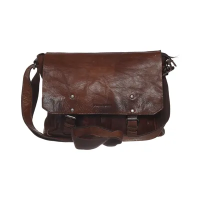 Sac à bandoulière (Marron) de Spikes & Sparrow Coton, Cuir, Polyester