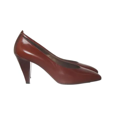 Pumps (Brown, Red) from Mario Cerutti Leather