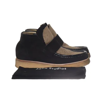 Ankle boots (Black, Beige) from Acne Studios Leather