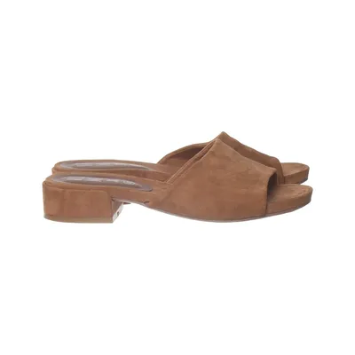 Mules (Brown) from Remix Leather