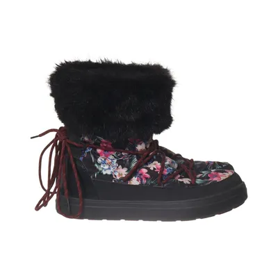 Schnürstiefel (Schwarz, Mehrfarbig) von Crocs Kunstpelz