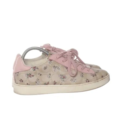 Sneakers (Beige, Rosa, Flerfärgad) från Coach Skinn