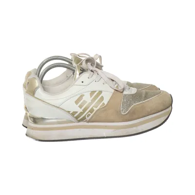 Sneakers (Vit, Beige, Guldfärgad) från Emporio Armani