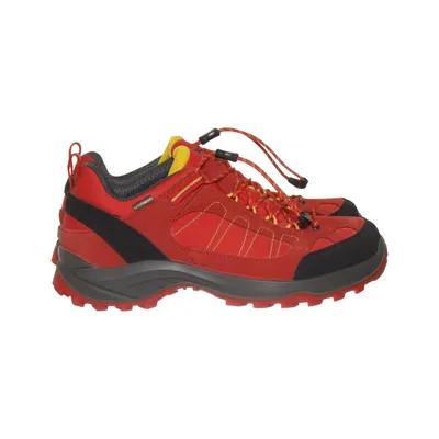 Wandelschoenen (Rood, Zwart, Geel) van Jobi Leer