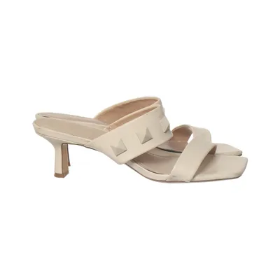 High heel sandals (Beige) from Venturini Leather