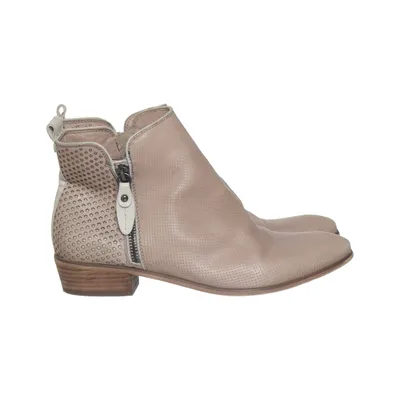Ankle boots (Beige) from Zanon & Zago Leather